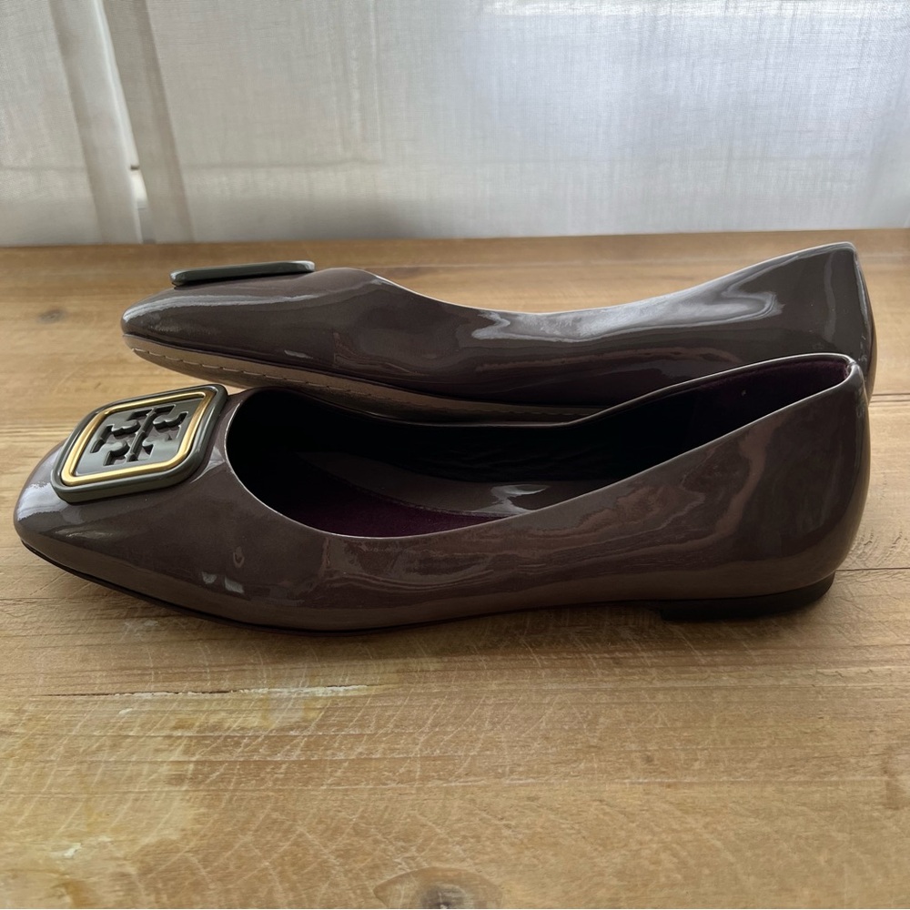 Tory Burch Georgia Square Toe Ballet Flats Women’s Size 7 - Picture 5 of 7